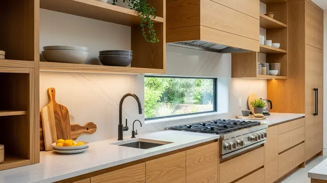 Desain Dapur Modern dengan Exhaust Fan