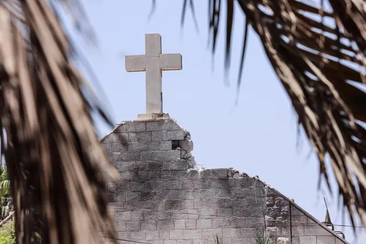 Potret Kerusakan Gereja Katolik Terakhir di Gaza Pasca-Serangan Israel