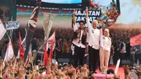 Bersama Atikoh dan Alam, Ganjar Suarakan Kemenangan saat Hajatan Rakyat di Bogor