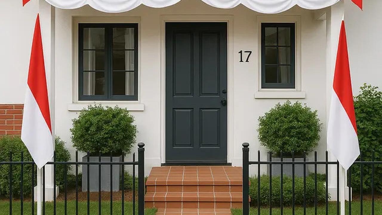 7 Contoh Dekorasi Depan Rumah untuk 17 Agustus 2025 yang Murah dan Bagus