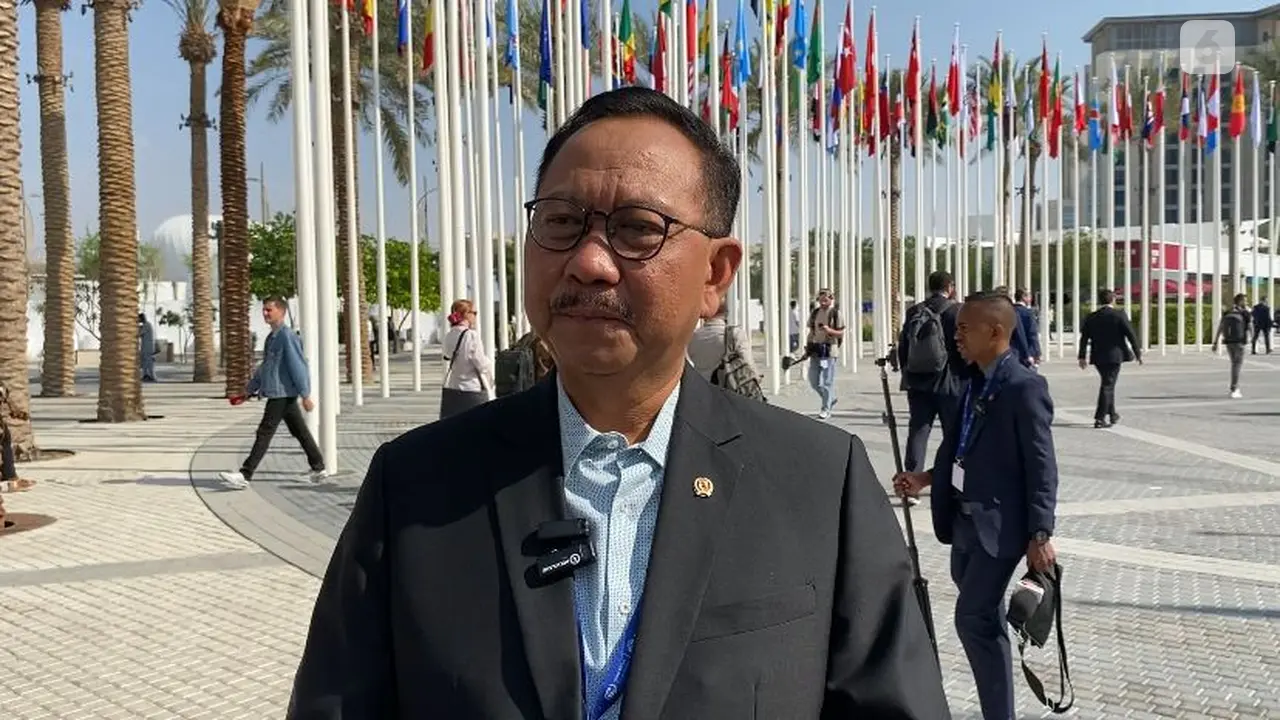 Kepala OIKN Bambang Susantono semakin yakin bahwa dokumen Regionally and Locally Determined Contribution (RLDC) mampu wujudkan target Net Zero 2045 (Liputan6.com/Teddy Tri Setio Berty).