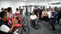 Menteri Pemuda dan Olahraga (Menpora) Erick Thohir saat berkunjung ke pelatnas National Paralympic Committe (NPC) of Indonesia. (Dok. Kemenpora)