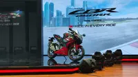 PT Astra Honda Motor (AHM) resmi menghadirkan new Honda CBR250RR. Peluncuran dilakukan di Pabrik AHM Karawang, Jawa Barat, Senin (19/9/2022).