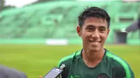Pemain Timnas Indonesia U-22, Hanif Sjahbandi. (Bola.com/Iwan Setiawan)