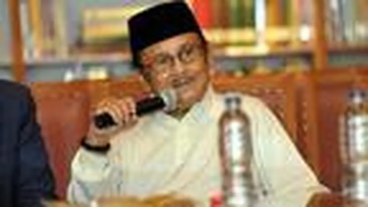 Salah satu foto mediang Presiden ke-3 Indonesia BJ. Habibie