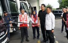 Ditjen Hubdat Lakukan Rampcheck di PO Sinar Jaya Jelang Angkutan Natal dan Tahun Baru