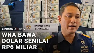 WNA Bawa Dolar Senilai Rp6 Miliar, Disita Bea Cukai