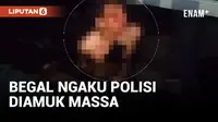 Mengaku Sebagai Polisi, Pelaku Begal di Bekasi Babak Belur Diamuk Massa