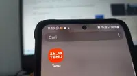 Aplikasi Temu adalah platform e-commerce asal China yang menawarkan&nbsp;direct-to-consumer (D2C). Ini dianggap mengancam UMKM di Indonesia (dok: Ilyas)