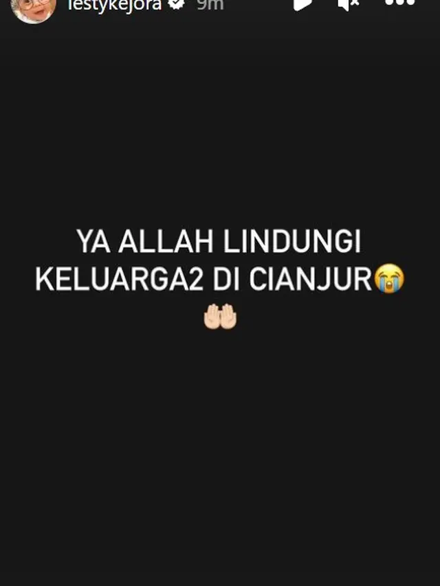Doa Lesti Kejora untuk Cianjur