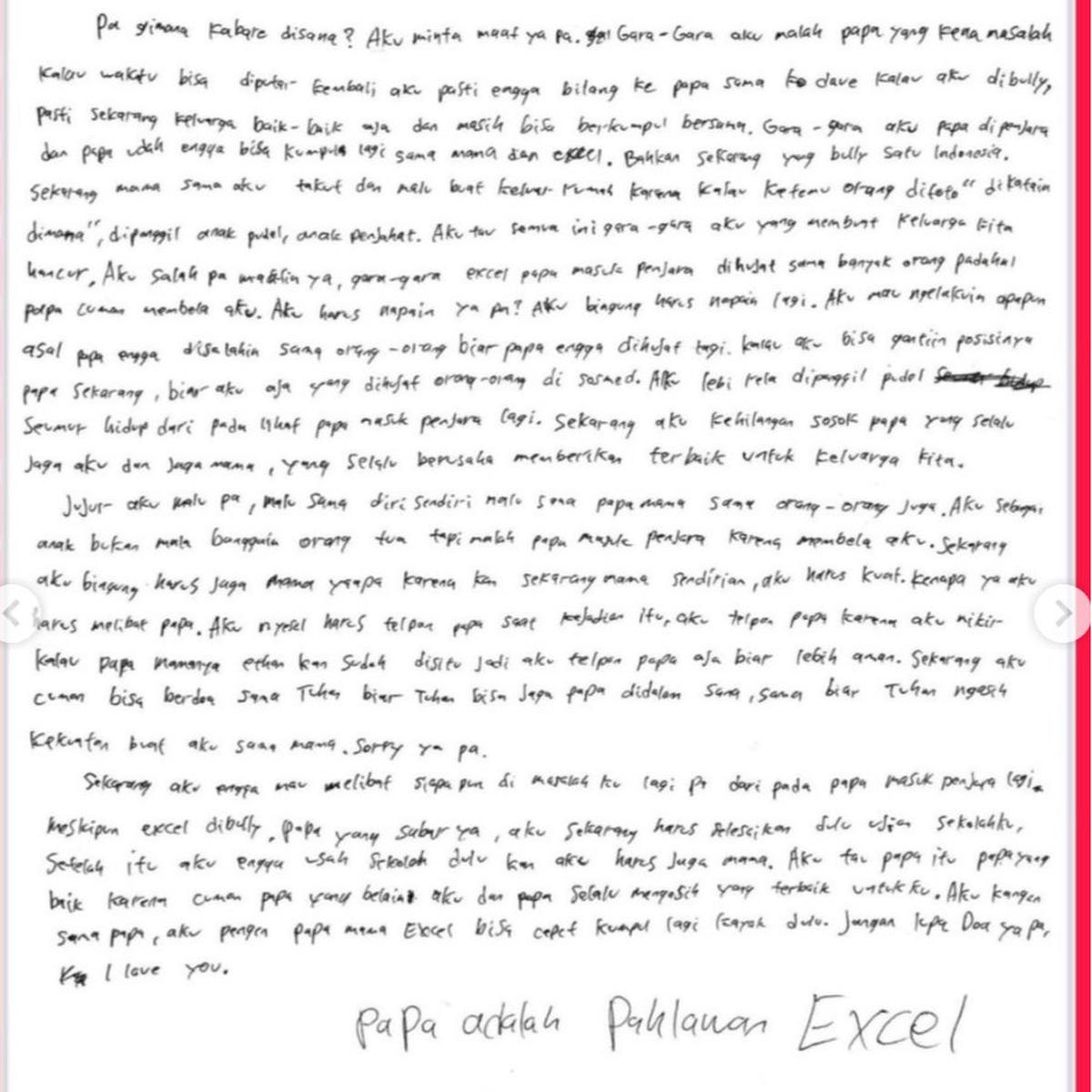 Surat anak ivan sugiamto