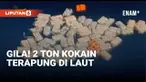 Narkoba jenis kokain seberat 2.000 kilogram atau 2 ton ditemukan terapung di tengah lautan. Kokain dibungkus rapat di dalam paket yang tahan air.