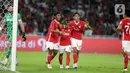 Liga Indonesia All Star sempat menyamakan skor di menit ke-14 melalui gol yang diciptakan oleh Rico Simanjuntak. (Liputan6.com/Helmi Fithriansyah)