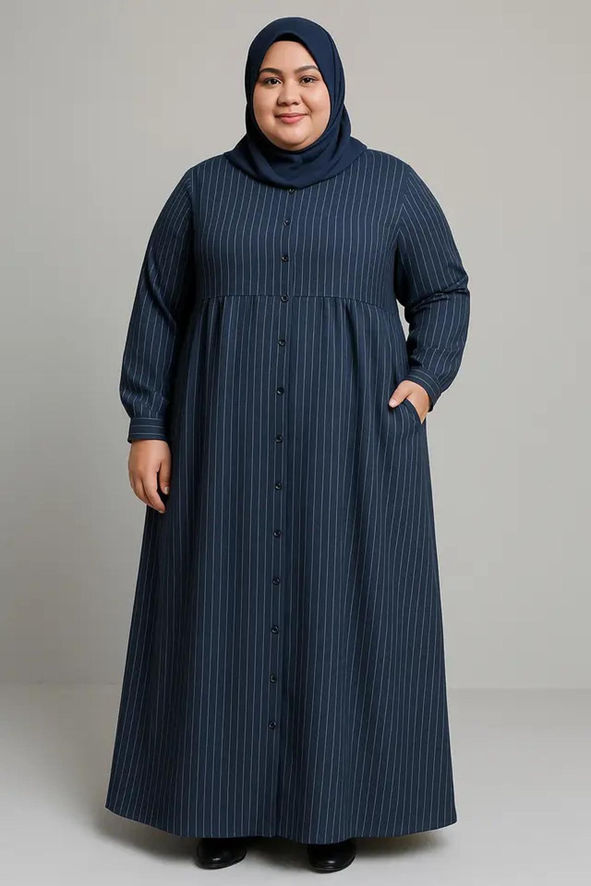 7 Rekomendasi Gamis Salur untuk Orang Gemuk, Lengkap dengan Tips Memilihnya agar Tampil Langsing
