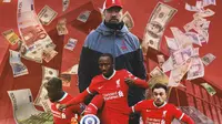 Liverpool - Jurgen Klopp, Divock Origi, Naby Keita, Xherdan Shaqiri (Bola.com/Adreanus Titus)