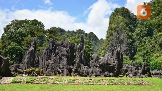 Kawasan Wisata Leang-Leang, Kabupaten Maros, Sulawesi Selatan (Liputan6.com/Fauzan)