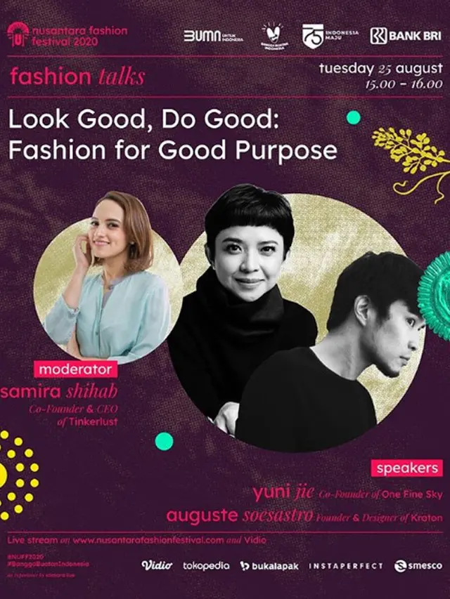 Fashion For Good Purpose, Begini Cerita Inspiratif Founder One Fine Sky di NUFF 2020