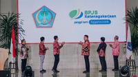 Peluncuran kebijakan Peraturan Daerah Provinsi Sulawesi Utara No 9 Tahun 2022 tentang Optimalisasi Penyelenggaraan Program Jaminan Sosial Ketenagakerjaan. (Foto: Istimewa)