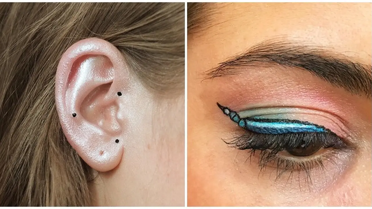 6 Tren Makeup Ini Unik Banget, Mulai dari Eyeliner Sampai Desain Cat Kuku