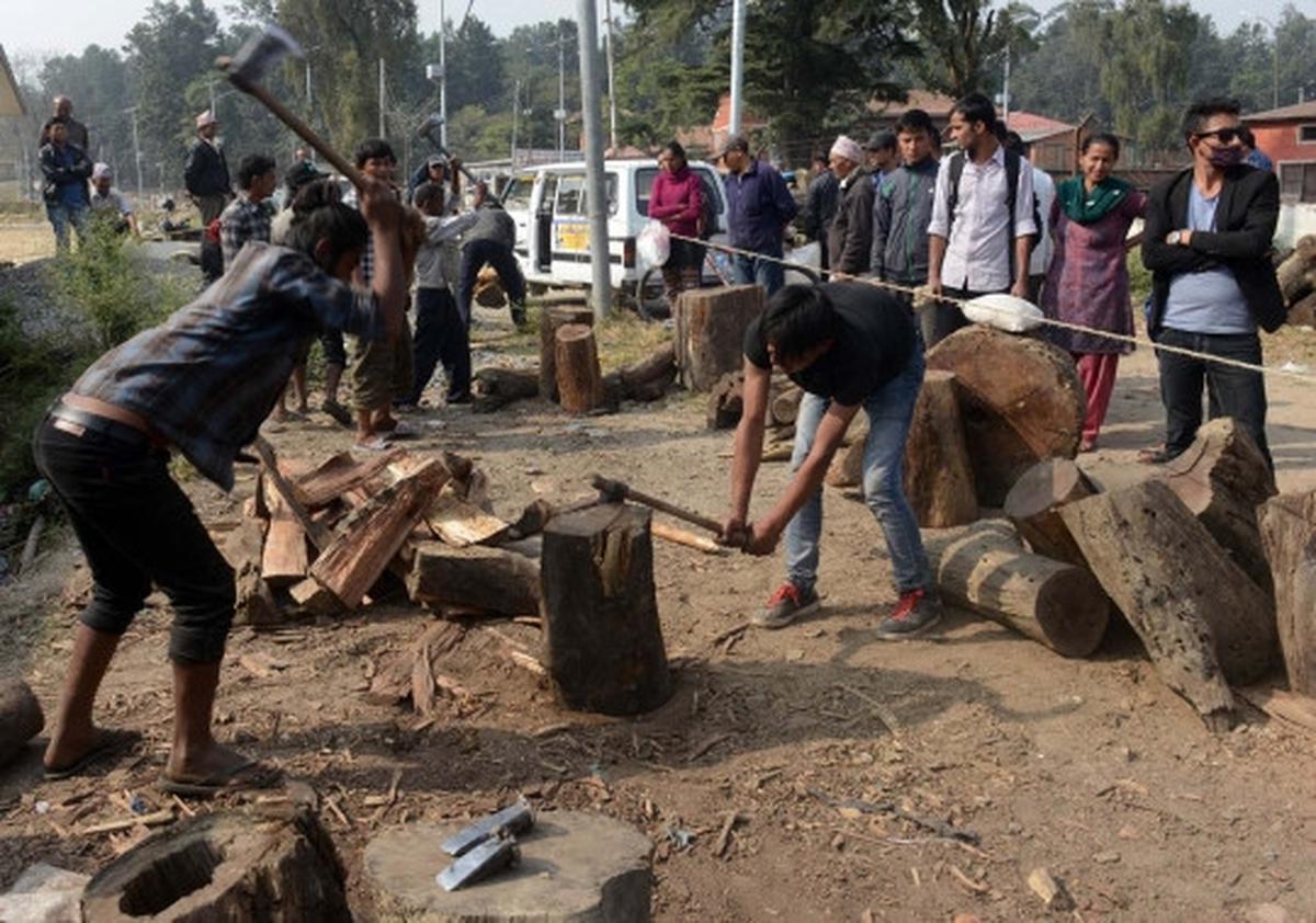Krisis BBM, pemerintah Nepal jual kayu bakar