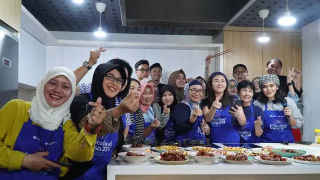Promosi Produk Perikanan K-Brand di KOREA 360, Lotte Shopping Avenue, Jakarta.