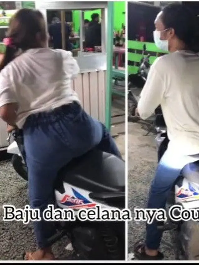 Viral Dua Pengunjung Ini Motornya Tertukar, Bajunya Sama Sampai Didoakan Berjodoh