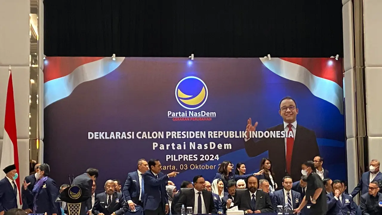 Partai NAsDem bakal mendeklarasikan Anies Baswedan sebagai calon presiden. (Liputan6/Radityo Priyasmoro)