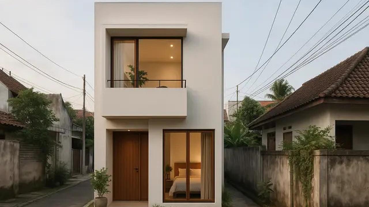 8 Rumah Tipe Minimalis Modern 1 Kamar Tidur di Perkotaan, Kecil Tapi Nyaman