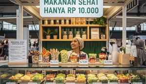 Ide Jualan Makanan Sehat Rp 10 Ribu (AI)