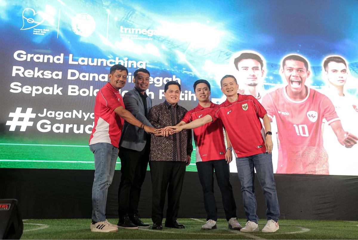 FOTO: Peluncuran Reksadana Sepak Bola Merah Putih