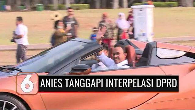 Gubernur DKI Jakarta, Anies Baswedan mempersilakan anggota DPRD melanjutkan proses interpelasi terkait gelaran Formula E. Anies mengatakan, kini dirinya hanya berfokus menangani dampak Covid-19 terhadap warga ibu kota.