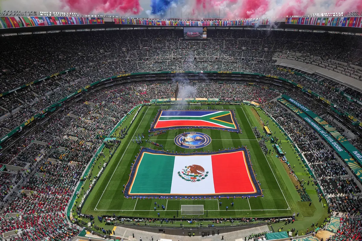 Foto: Tiga Kartu Merah Warnai Laga Pembuka Piala Dunia 2026 antara Meksiko Vs Afrika Selatan