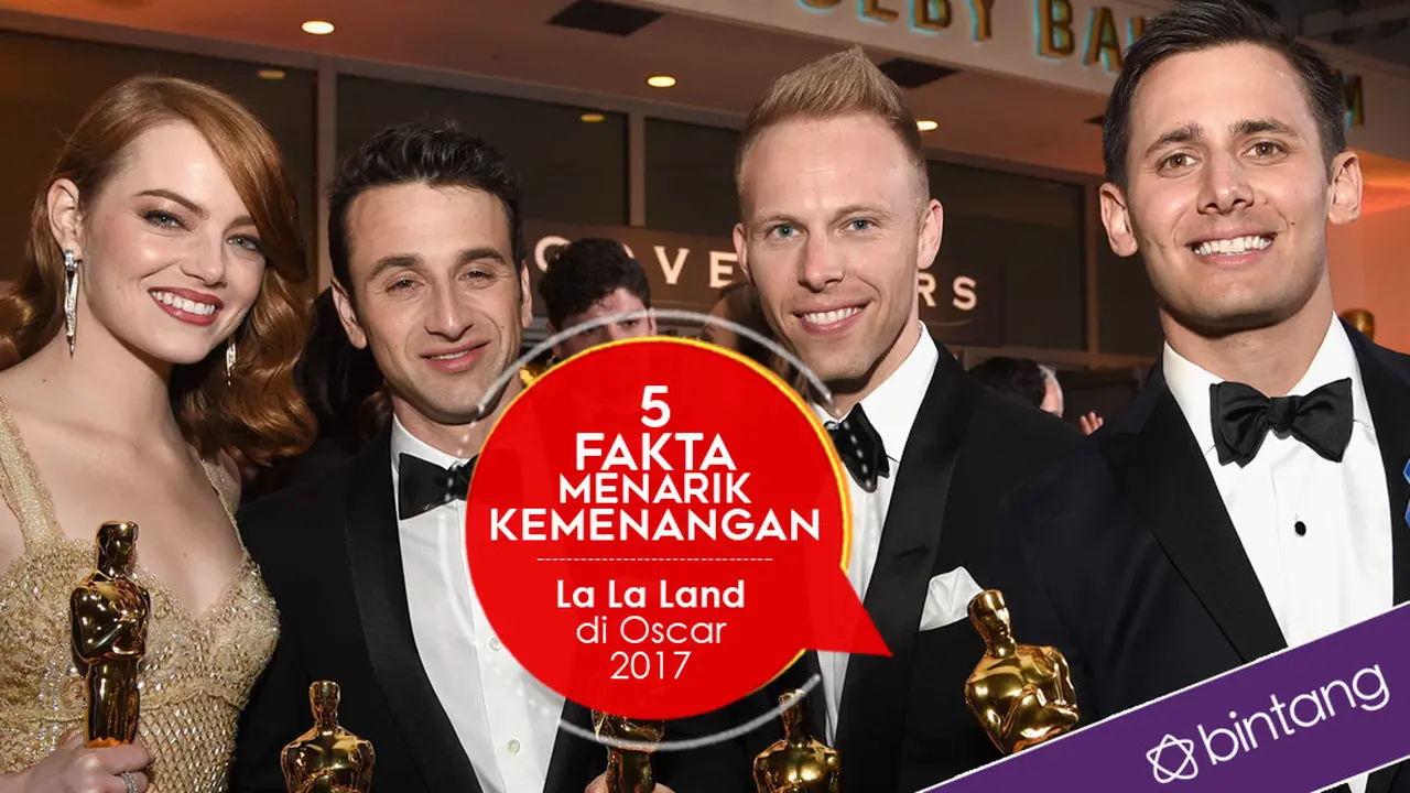 [Bintang] 5 Fakta Menarik Kemenangan La La Land di Oscar 2017