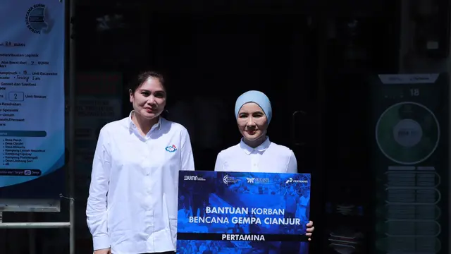 Bantuan Pertamina Gempa Cianjur