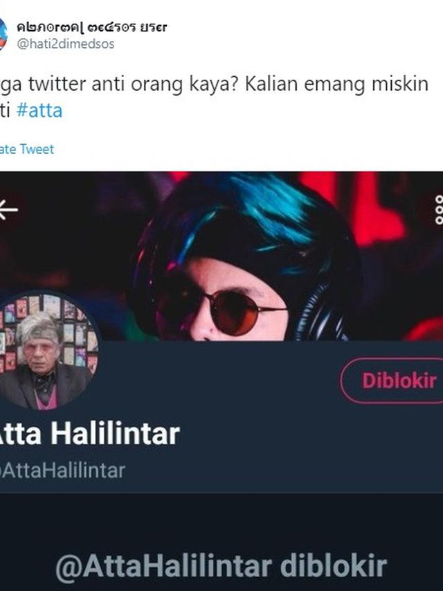 Twitter Atta diblokir