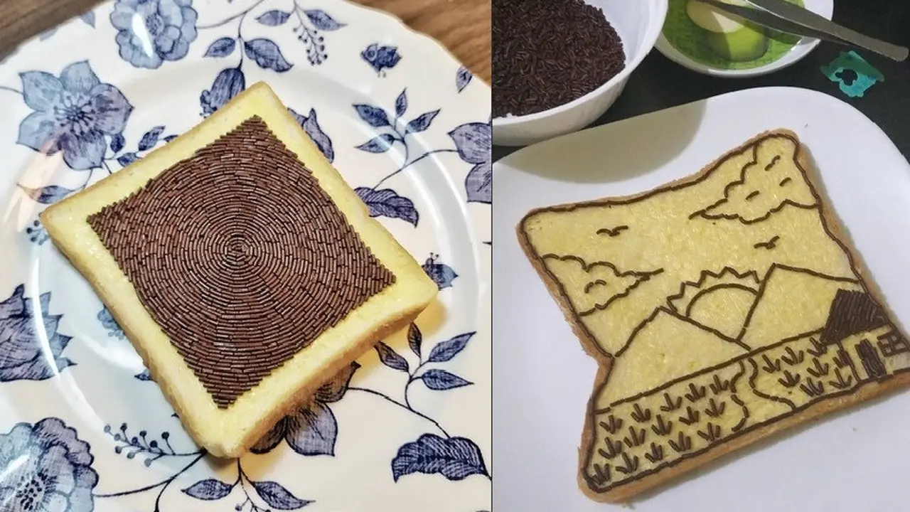 kreasi roti meses unik