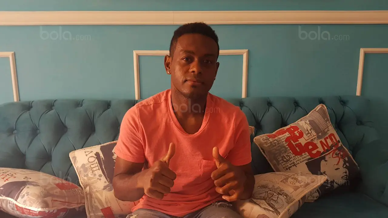 Gelandang Felcra FC, David Laly, saat berada di Selangor, Sabtu (3/2/2018). (Bola.com/Vitalis Yogi Trisna)