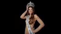 Miss Universe Portugal 2023 Marina Machete yang merupakan perempuan transgender. (Tangkapan Layar Instagram/missportugaloficial)