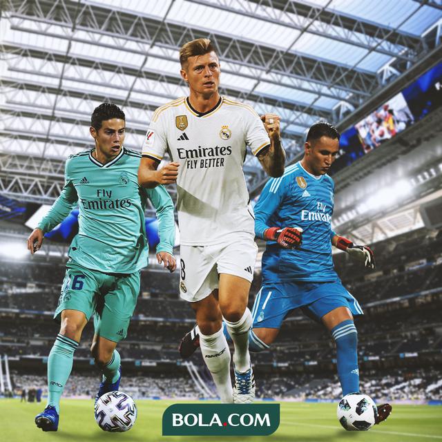 Real Madrid - James Rodriguez, Toni Kroos, Keylor Navas