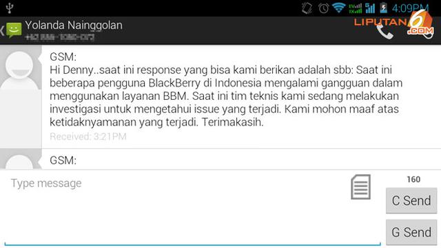 Blackberry Messenger Drop Lagi Blackberry Indonesia Minta Maaf Tekno