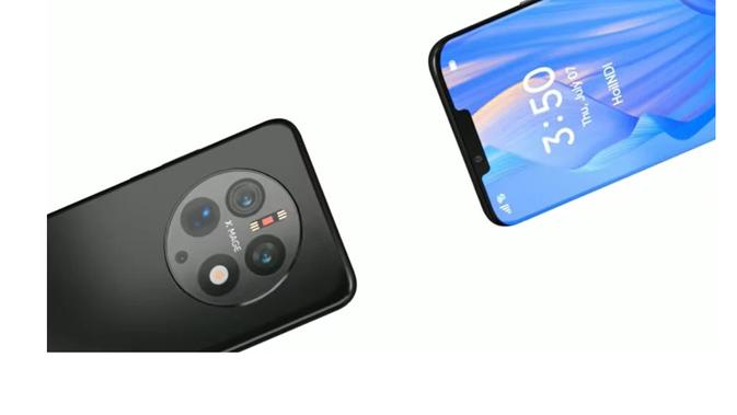 <p>Bocoran tampilan Huawei Mate 50 series yang akan menggunakan poni di layarnya (Foto: Phone Arena)</p>