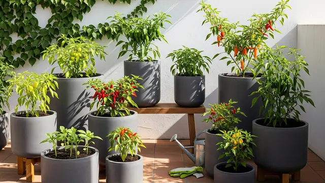 9 Ide Kebun Sayur dalam Pot di Teras Rumah untuk Cabai, Solusi Praktis Panen Segar