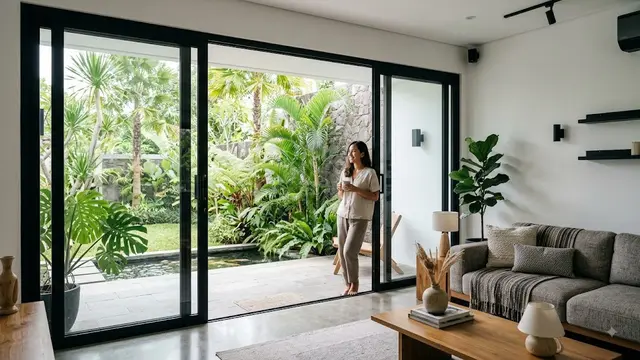 Model Jendela Geser Modern (AI Generated)