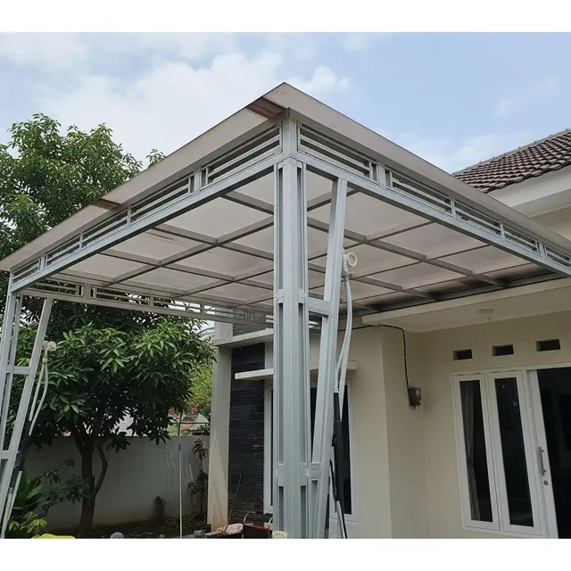 Material Kanopi Rumah yang Tidak Mudah Berlumut (AI Generated)