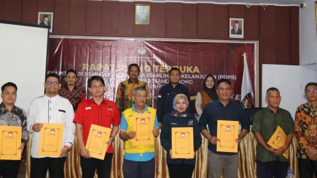 KPU Ungkap Penyebab Penurunan 599 Data Pemilih Rejang Lebong Pasca-Pemutakhiran
