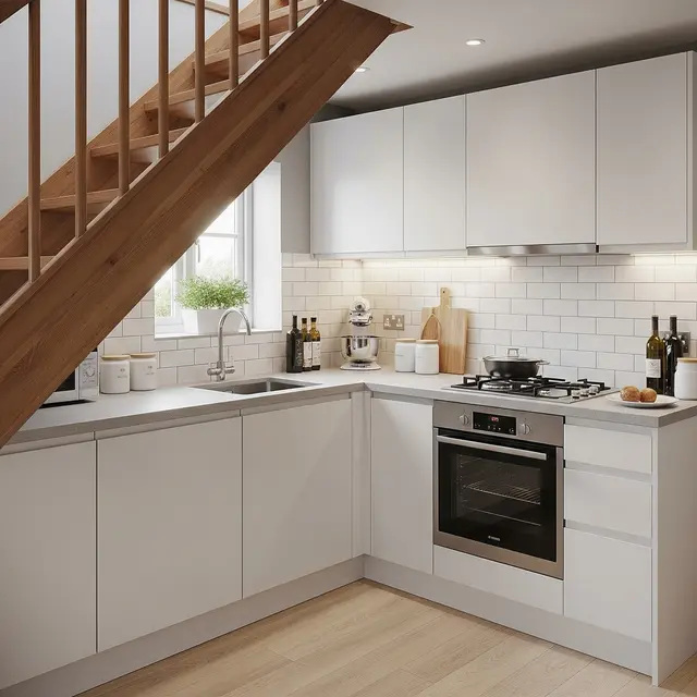 Model Dapur Kecil di Bawah Tangga