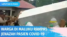 Warga desa di Maluku mengamuk dan mengambil paksa jenazah pasien Covid-19 yang hendak dimakamkan dengan protokol kesehatan. Massa juga tak menggubris kawalan polisi yang ada. Kejadian berakhir ricuh.