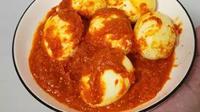 Telur Balado. (Dok. Cookpad/ @boimmasak)