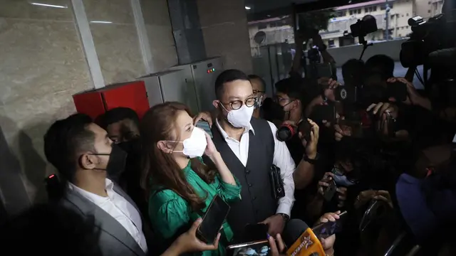Tamara Bleszynski ditemanu kuasa hukumnya Djohansyah sambangi Bareskrim Polri