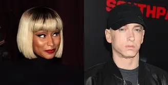 Nicki Minaj dan Eminem sempat bikin gempar dengan isu pacaran. (E! Online)